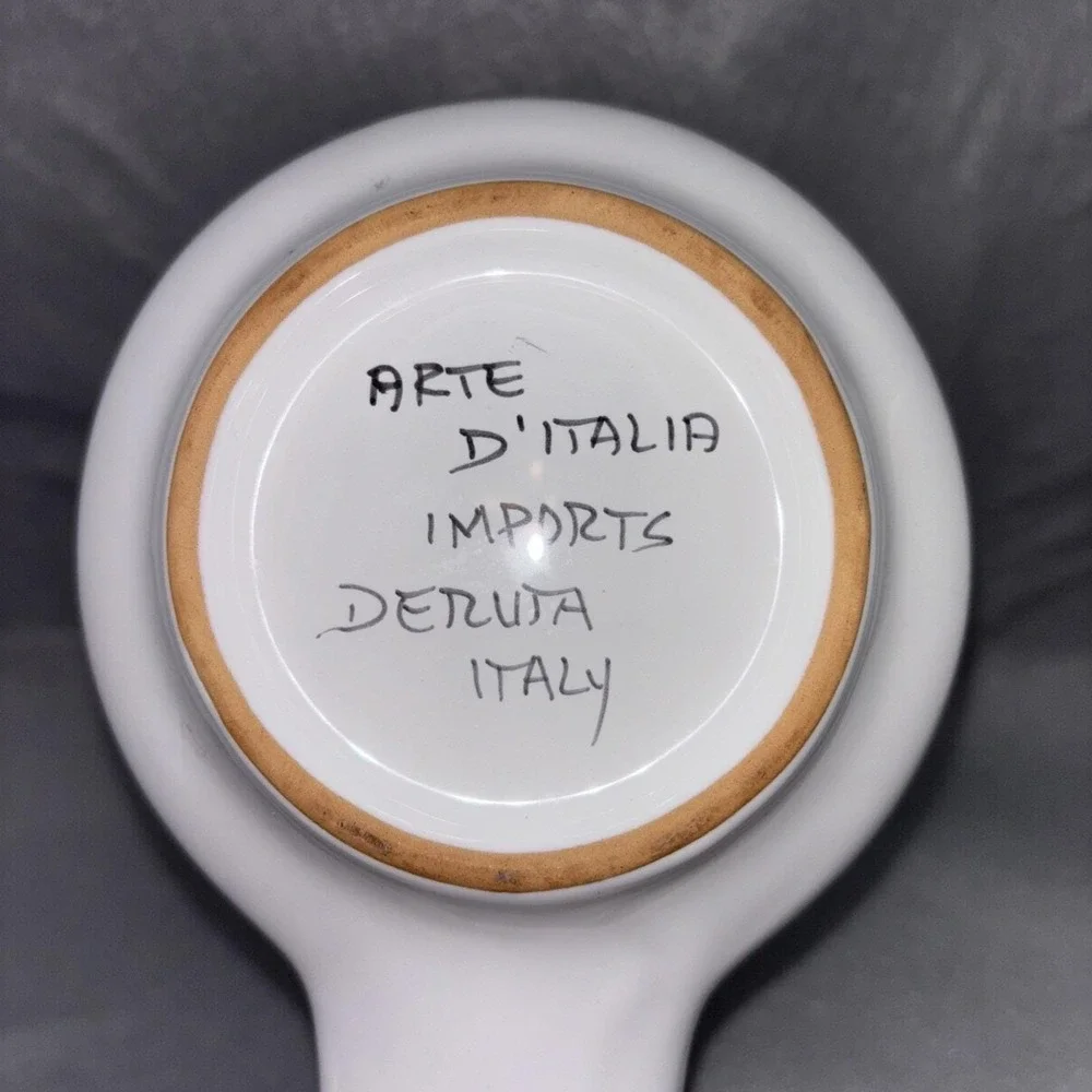 Deruta Arte D'Italia Imports Hand‎ Painted Spoon Rest Made in Italy EUC